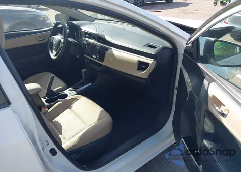 2016 Toyota Corolla Le из США, поврежденный, VIN 2T1BURHE4GC738062